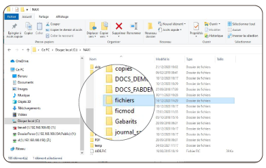 Dossier Fichiers